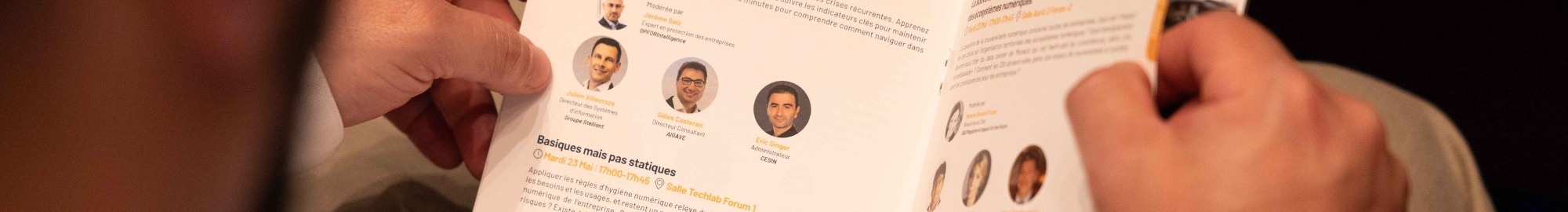 Page infos pratiques, bannière Ready For IT